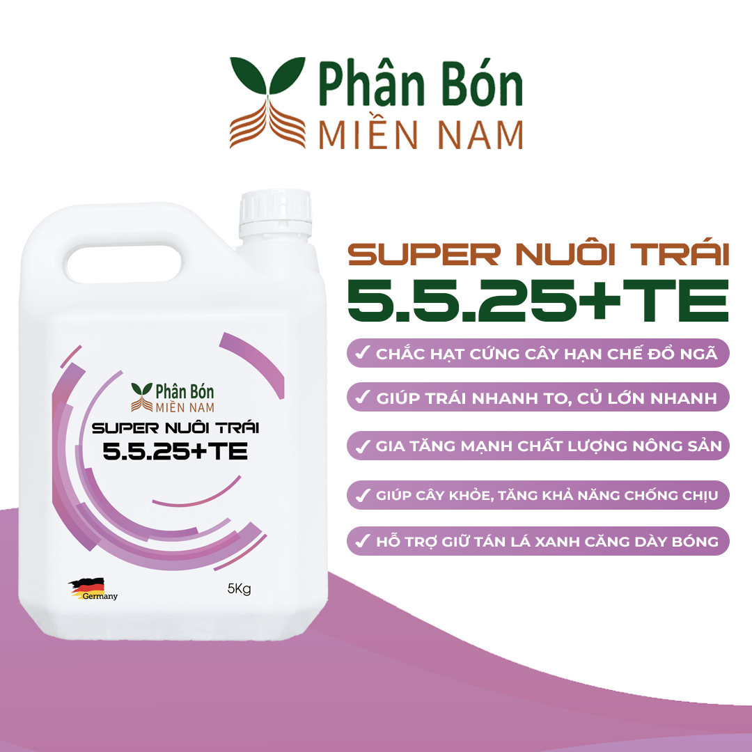 SUPER NUÔI TRÁI 5.5.25+TE (5KG)